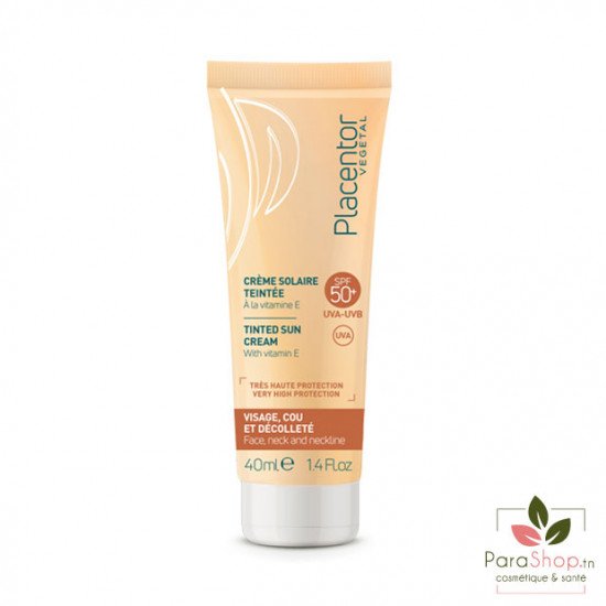 Placentor Vegetal Creme Solaire Teintée SPF50+ 40ML