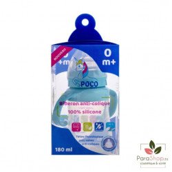 POCO BABY BIBERON SILICONE 180ML POCO BABY BIBERON SILICONE 180ML