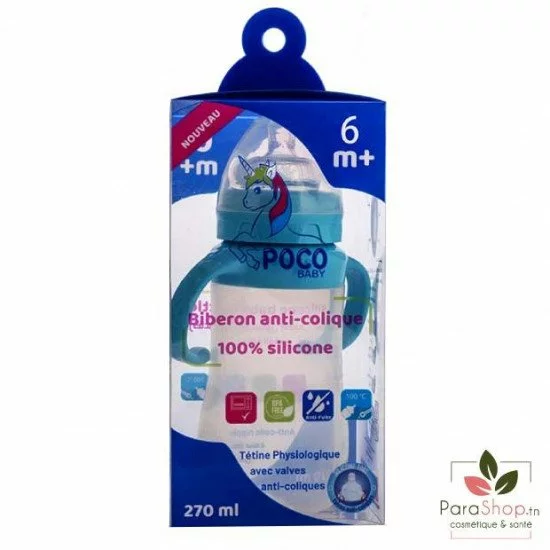 POCO BABY BIBERON SILICONE 270ML POCO BABY BIBERON SILICONE 270ML