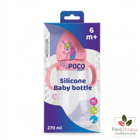 POCO BABY BIBERON SILICONE 270ML