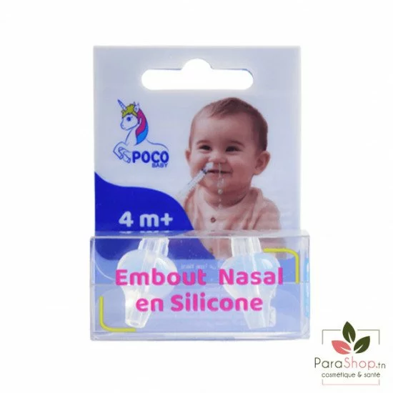 POCO BABY EMBOUT NASAL EN SILICONE 4M+ POCO BABY EMBOUT NASAL EN SILICONE 4M+