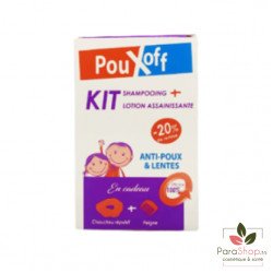 POUX OFF KIT SHAMPOOING ANTI POUX + LOTION ASSAINISSANTE POUX OFF KIT SHAMPOOING ANTI POUX + LOTION ASSAINISSANTE