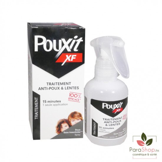 POUXIT XF SPRAY TRAITEMENT ANTI-POUX et LENTES 100ML