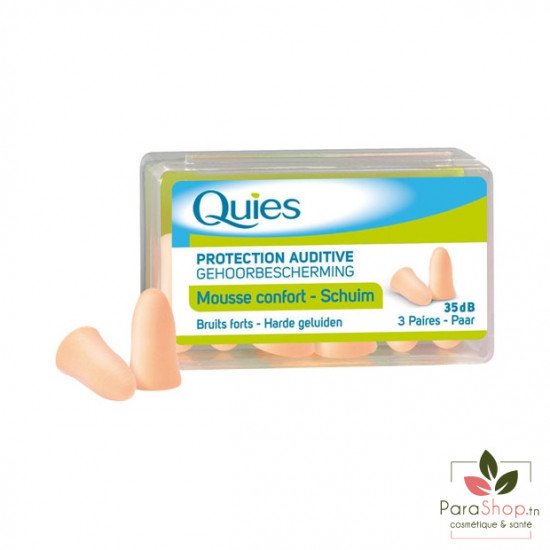 QUIES Protection Auditive mousse Anti bruit 6 CHAIR