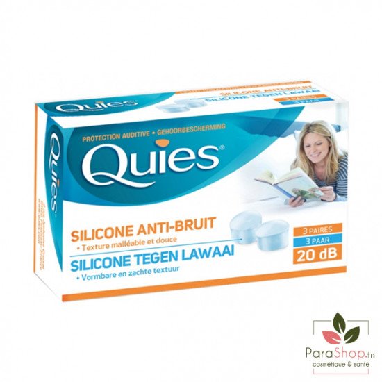 QUIES Protection Auditive Silicone 6 Unites