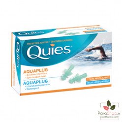 Quies Protection Auriculaire Aquaplug 1 Paire Reutilisable Quies Protection Auriculaire Aquaplug 1 Paire Reutilisable