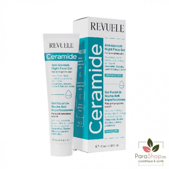 REVUELE CERAMIDE GEL DE NUIT ANTI IMPERFECTIONS 40ML REVUELE CERAMIDE GEL DE NUIT ANTI IMPERFECTIONS 40ML