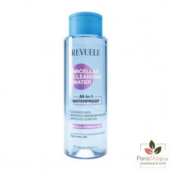 REVUELE EAU MICELLAIRE DEMAQUILLANTE TOUT EN 1 WATERPROOF 400ML REVUELE EAU MICELLAIRE DEMAQUILLANTE TOUT EN 1 WATERPROOF 400ML