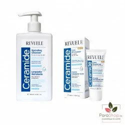REVUELE PACK CERAMIDE NETTOYANT HYDRATANT 250ML + CREME HYDRATANTE SPF25
