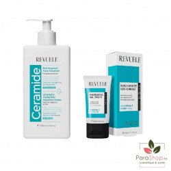 REVUELE PACK CERAMIDE NETTOYANT VISAGE ANTI IMPERFECTIONS 250ML + NIACINAMIDE GEL CREME