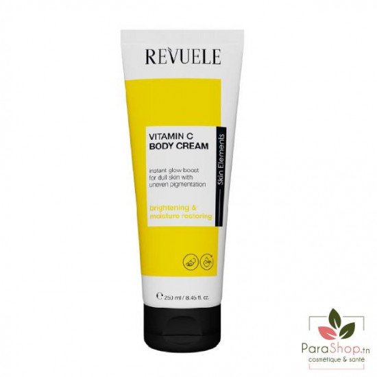 REVUELE VITAMIN C CREME CORPS ECLAIRCISSANTE 250ML REVUELE VITAMIN C CREME CORPS ECLAIRCISSANTE 250ML