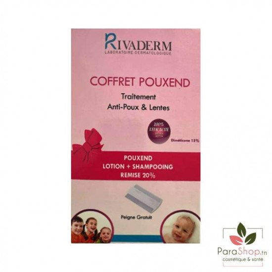 RIVADERM COFFRET POUXEND ANTI POUX ET LENTES RIVADERM COFFRET POUXEND ANTI POUX ET LENTES