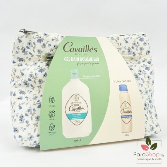 ROGE CAVAILLES TROUSSE GEL DOUCHE ALOًE VERA 400ML + DEO ABSORB+ 20ML OFFERT ROGE CAVAILLES TROUSSE GEL DOUCHE ALOًE VERA 400ML + DEO ABSORB+ 20ML OFFERT