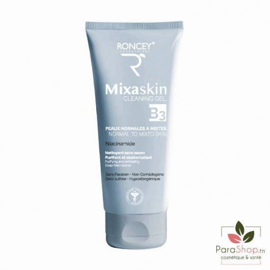 RONCEY MIXASKIN GEL NETTOYANT PEAUX NORMALES A MIXTES 200ML