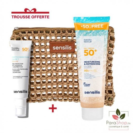 SENSILIS PACK GEL CREME INVISIBLE SPF50 + Photocorrection HA 50+ Color Fluide SPF50+ SENSILIS PACK GEL CREME INVISIBLE SPF50 + Photocorrection HA 50+ Color Fluide SPF50+