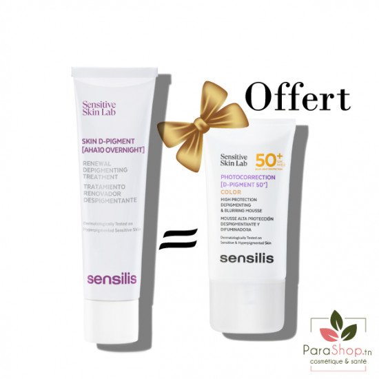 SENSILIS PACK SKIN D PIGMENT AHA10 OVERNIGHT + PHOTOCORRECTION D-PIGMENT COLOR OFFERT SENSILIS PACK SKIN D PIGMENT AHA10 OVERNIGHT + PHOTOCORRECTION D-PIGMENT COLOR OFFERT