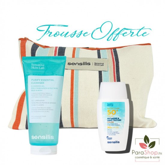SENSILIS TROUSSE Water Fluid Color SPF50+ PURIFY ESSENTIAL CLEANSER 200ML SENSILIS TROUSSE Water Fluid Color SPF50+ PURIFY ESSENTIAL CLEANSER 200ML