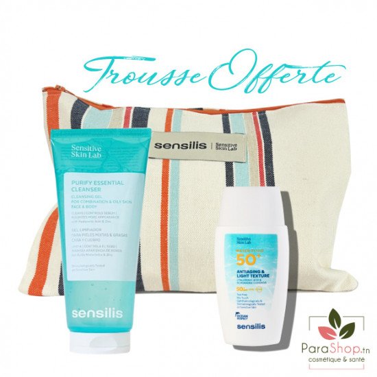 SENSILIS TROUSSE Water Fluid SPF50+ PURIFY ESSENTIAL CLEANSER 200ML SENSILIS TROUSSE Water Fluid SPF50+ PURIFY ESSENTIAL CLEANSER 200ML