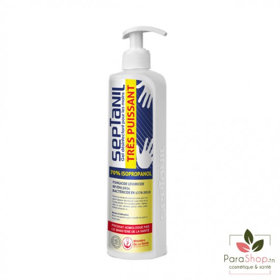 SEPTANIL GEL DESINFECTANT POUR LES MAINS 500ML