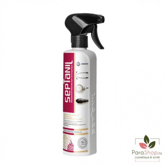 SEPTANIL DESODORISANT DESINFECTANT ANTISEPTIQUE VANILLE FRAMBOISE 500ML SEPTANIL DESODORISANT DESINFECTANT ANTISEPTIQUE VANILLE FRAMBOISE 500ML