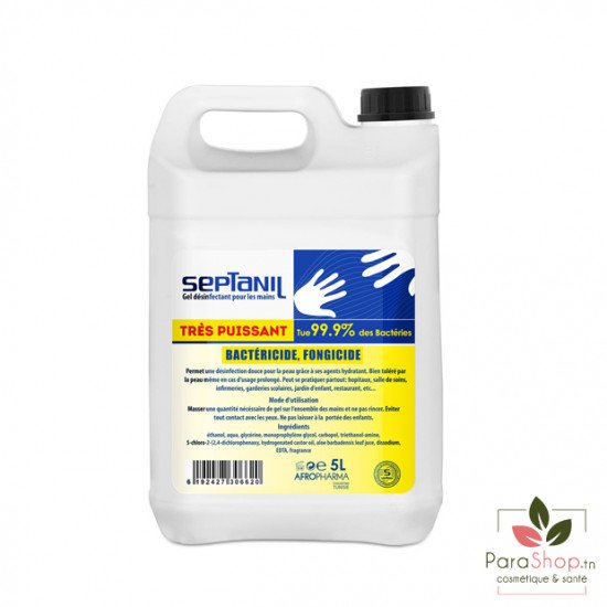 SEPTANIL GEL DESINFECTANT TRES PUISSANT 5L