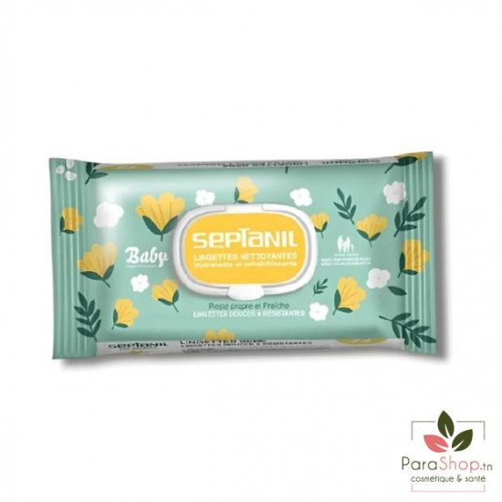 SEPTANIL LINGETTES BEBE NETTOYANTES HYDRATANTES 72 PIECES SEPTANIL LINGETTES BEBE NETTOYANTES HYDRATANTES 72 PIECES