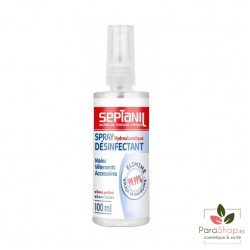 SEPTANIL SPRAY HYDROALCOOLIQUE DESINFECTANT 100ML SEPTANIL SPRAY HYDROALCOOLIQUE DESINFECTANT 100ML