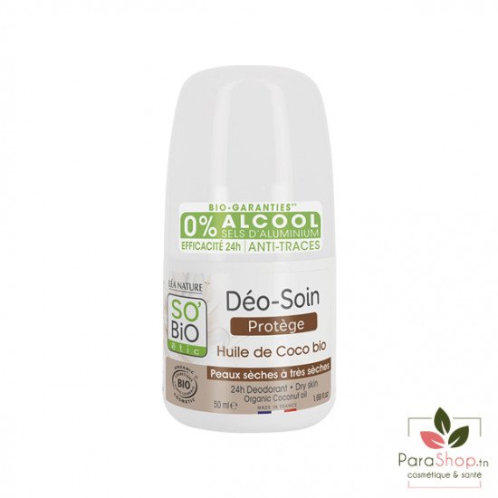 SO BIO Deo Soin Protection Huile de Coco Bio