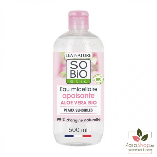 SO BIO EAU MICELLAIRE APAISANTE 500ML