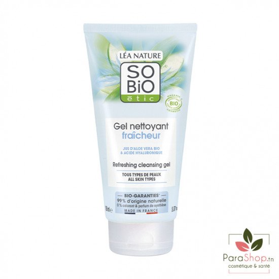 SO BIO HYDRA ALOE VERA GEL NETTOYANT FRAICHEUR 