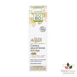 SO BiO PRECIEUX ARGAN CONTOUR YEUX ET LEVRES ANTI AGE 15ML SO BiO PRECIEUX ARGAN CONTOUR YEUX ET LEVRES ANTI AGE 15ML