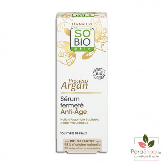 SO BIO PRECIEUX ARGAN SERUM FERMETE ANTI AGE 30ML