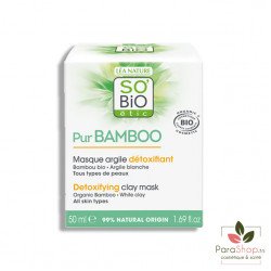 SO BIO PUR BAMBOO MASQUE ARGILE DETOXIFIANT 50ML SO BIO PUR BAMBOO MASQUE ARGILE DETOXIFIANT 50ML