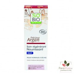 SO BIO PRECIEUX ARGAN SOIN REGENERANT NOURRISSANT NUIT 50ML SO BIO PRECIEUX ARGAN SOIN REGENERANT NOURRISSANT NUIT 50ML