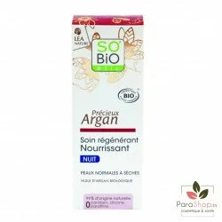 SO BIO PRECIEUX ARGAN SOIN REGENERANT NOURRISSANT NUIT 50ML