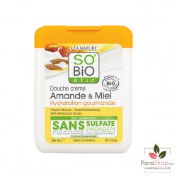 SO BIO DOUCHE CREME AMANDE MIEL 300ML SO BIO DOUCHE CREME AMANDE MIEL 300ML