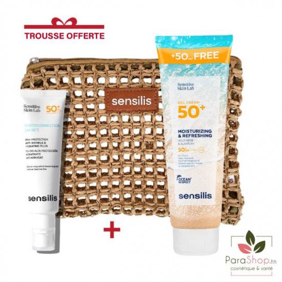 SENSILIS PACK GEL CREME INVISIBLE SPF50 + Photocorrection HA 50+ Fluide SPF50+ SENSILIS PACK GEL CREME INVISIBLE SPF50 + Photocorrection HA 50+ Fluide SPF50+