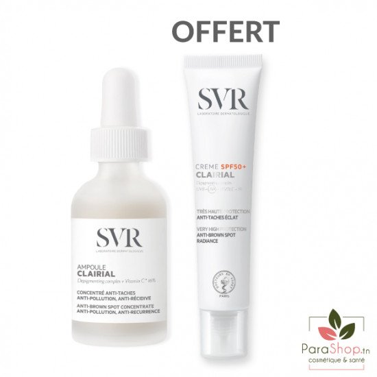SVR COFFRET CLAIRIAL AMPOULE + CLAIRIAL CREME SPF50+  OFFERTE - BF 2025