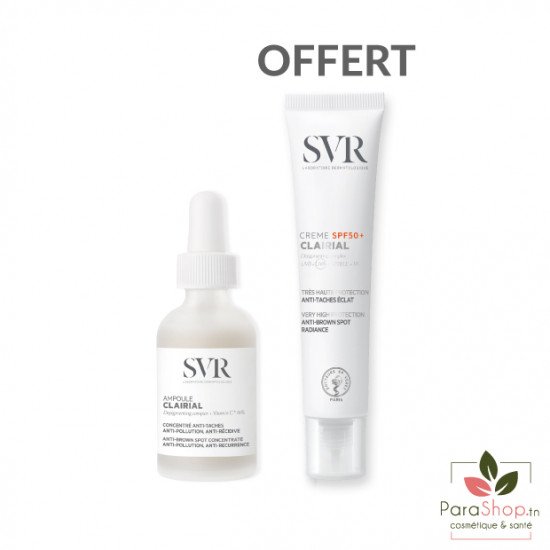SVR COFFRET CLAIRIAL AMPOULE + CLAIRIAL CREME SPF50+  OFFERTE - BF 2025