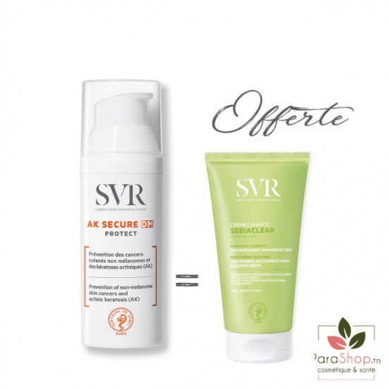 SVR PACK AK SECURE 50ML + SEBIACLEAR CREME LAVANTE 55ML OFFERTE - 2025 SVR PACK AK SECURE 50ML + SEBIACLEAR CREME LAVANTE 55ML OFFERTE - 2025
