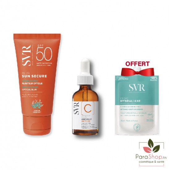 SVR PACK AMPOULE C + BLUR Sans Parfum + HYDRALIANE CREME OFFERTE 
