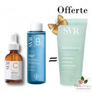 SVR PACK AMPOULE C + ESSENCE B3 + PHYSIOPURE GELEE MOUSSANTE 200ML OFFERTE - BF 2025 SVR PACK AMPOULE C + ESSENCE B3 + PHYSIOPURE GELEE MOUSSANTE 200ML OFFERTE - BF 2025