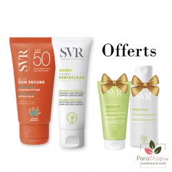 SVR PACK BLUR SPF50+ SEBIACLEAR HYDRA + EAU MICELLAIRE 55ML +  CREME LAVANTE 55ML - BF 2025