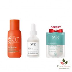 SVR PACK CLAIRIAL AMPOULE + SUN SECURE AQUA FLUIDE + HYDRALIANE CREME LEGERE OFFERTE SVR PACK CLAIRIAL AMPOULE + SUN SECURE AQUA FLUIDE + HYDRALIANE CREME LEGERE OFFERTE