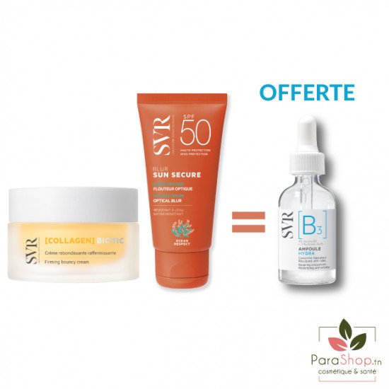 SVR PACK COLLAGEN BIOTIC + SUN SECURE BLUR + AMPOULE B3 OFFERTE