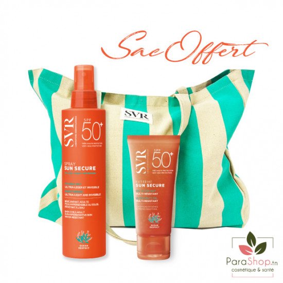 SVR PACK SAC SUN SECURE Spray SPF50+ 200ML+ Extreme SPF50+ - 2025 SVR PACK SAC SUN SECURE Spray SPF50+ 200ML+ Extreme SPF50+ - 2025