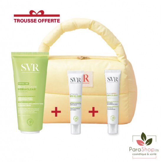 SVR PACK SEBIACLEAR Active Gel 40ML​ + CREME LAVANTE 200ML + Creme SPF50+