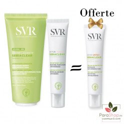 SVR PACK SEBIACLEAR Active Teinté 40ML​ + CREME LAVANTE 200ML + Creme SPF50+ OFFERTE - 2025
