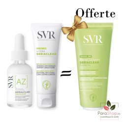 SVR PACK SEBIACLEAR Ampoule Flash + HYDRA + CREME LAVANTE 200ML OFFERTE - BF 2025 SVR PACK SEBIACLEAR Ampoule Flash + HYDRA + CREME LAVANTE 200ML OFFERTE - BF 2025