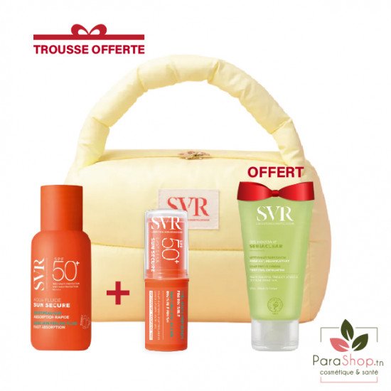 SVR PACK SUN SECURE AQUA FLUIDE + Easy Stick SPF50 + SEBIACLEAR GEL 55ML OFFERT- 2026